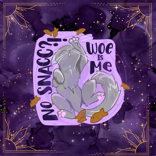 NEW! woe is me sticker