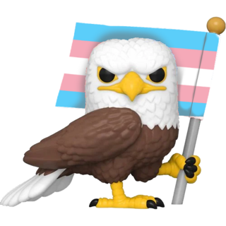 Custom Funko Pop Eagle with Flag