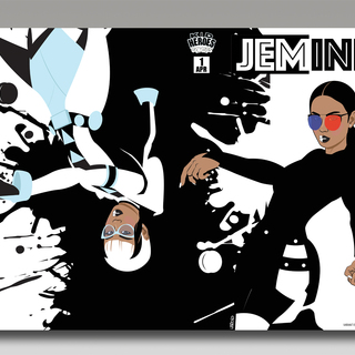 JEMINI #1 Comic Book VARIANT by LeRoid David