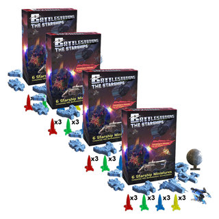 RETAIL ONLY - 4 packs of The Starships (includes all stretch goals)