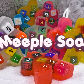6 Meeple Soaps!