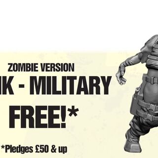 28mm - Hank - Military - Zombie