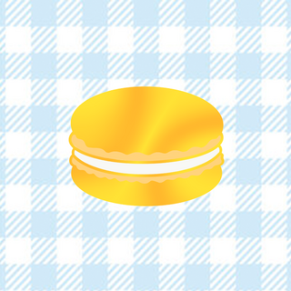 Gold Macaron Pin
