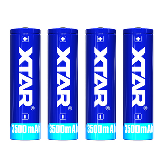 XTAR 3500mAh 18650 Protected Battery (4-Pack)