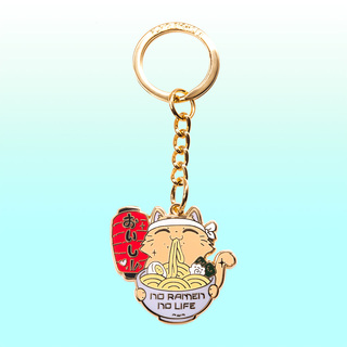 Keychain No Ramen No Life Cat