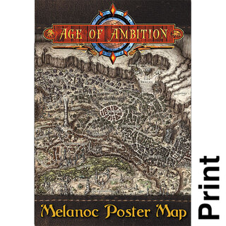Melanoc Poster Map (Print)