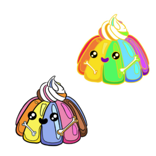 One Large Jelly Pin of your Choice!