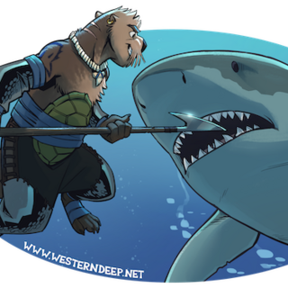 Shark Hunter Sticker (Add-On)