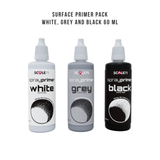 Pack Surface primers (Black, White, Grey) (PRE ORDER)