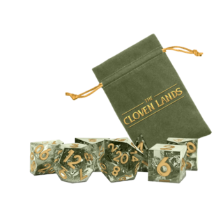 The Cloven Lands Dice Set and Dice Bag