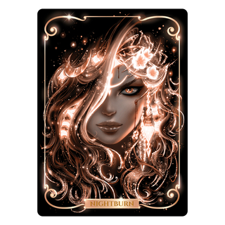 Metal Card: Veiled Mythmarked Nightburn