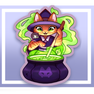 Vinyl Sticker - Calliope the Cat