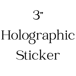 Holographic 3" Sticker
