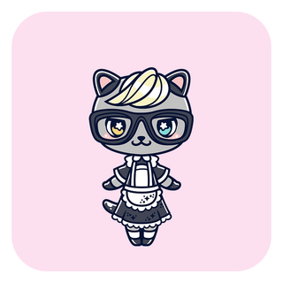 Animal Crossing Raymond Maid Enamel Pin