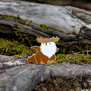 Sitting Hootwyrm Pin (006)