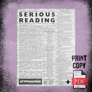 Serious Reading (Print + PDF)