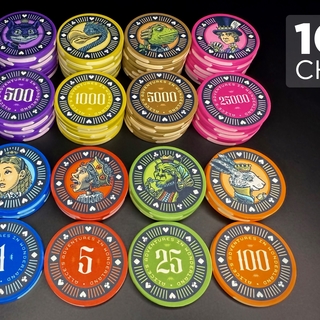 Poker chips (set of 100)