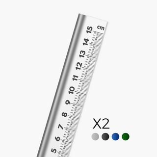 Extra Two 30° Rulers (Aluminium)