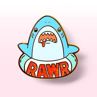 Enamel Pin RAWR Shark