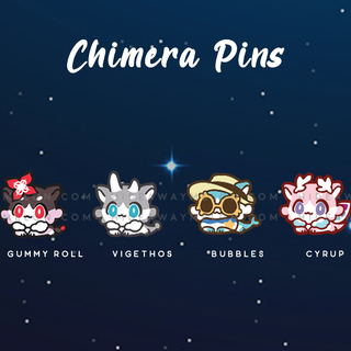 Chimera Mini Pins (Preorder)