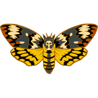 Death's Head Hawkmoth Pin