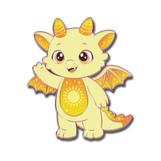 Pin- Soleil the Sun Dragon ( Special Edition)**