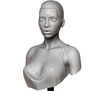 Thea bust STL file