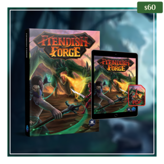 Fiendish Forge Hardcover Book/PDF