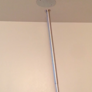 4' Aluminum pole extension for high ceiling