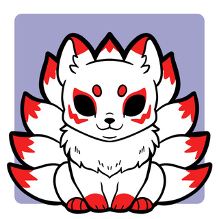 Kitsune Enamel Pin