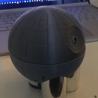 3D printed Death Star model