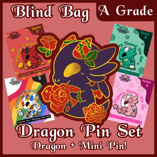 Dragons And Their Hoard Blind Pin Set (A Grade)