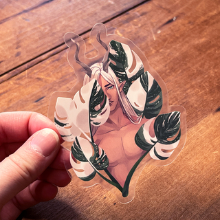 Plant Fae Clear Sticker (restock)