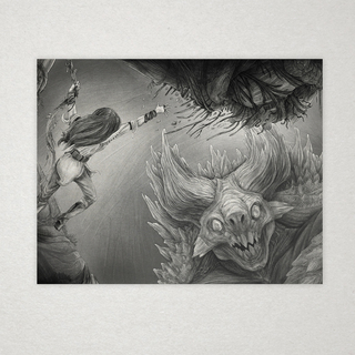 8X10 Character Art Print - Leila