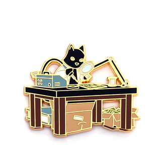 Electrical Engineering Cat Pin