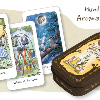 Winnie-The-Pooh's Hundred-Acre Arcana Mini-Deck with Pouch and Cloth