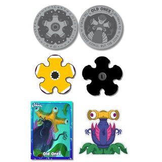 Old Ones Lover Collector's Bundle (Coin, Pin, Metal Card & Magnet)