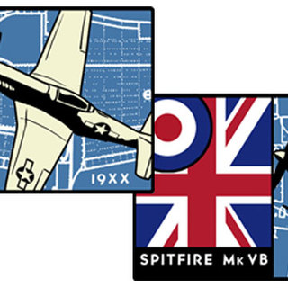 Large Aircraft 7" Embroidered Patch