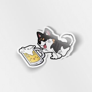 Vinyl Sticker Friends Furever Husky