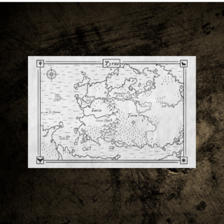 Of Vampires and Men Map Postcard