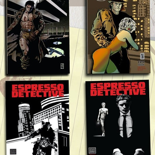 Print Quad Shot! Issues 1-4 Espresso Detective Comic