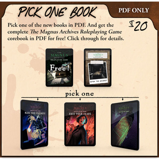 LATE PLEDGE: PICK ONE BOOK IN PDF