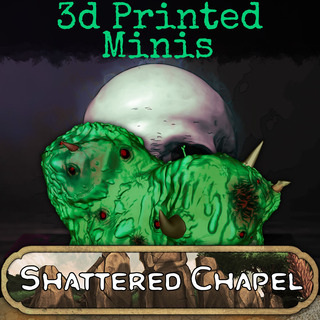 Printed Miniature Bosses - Shattered Chapel