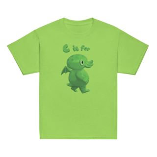 Youth T-Shirt - C is for Cthulhu (Green)
