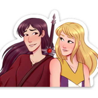 "Yuriko & Lucy" Sticker*