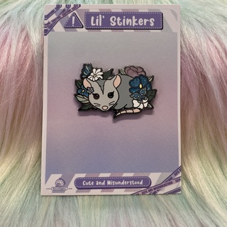Lil' Stinkers - Opossum Enamel Pin