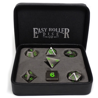 Legendary Silver Metal Dice Sets - Multiple Styles Available