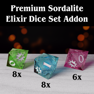Sordalite Elixir Premium Liquid Core Dice Set