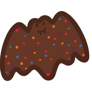 Cosmic Bat Brownie Pin