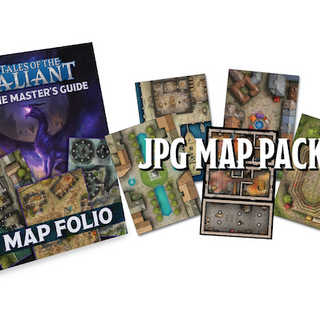 Tales of the Valiant: Game Master's Guide Map Folio & JPG Map Pack Bundle